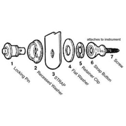 Стреплоки на ремень Dunlop Straplok SLS1031N
