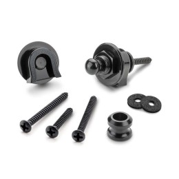 Стреплоки на ремень Schaller Security Locks Black Chrome 14010401