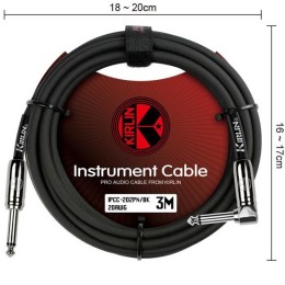 Инструментальный кабель Kirlin IPCC-202PN 3M/BK