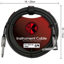 Инструментальный кабель Kirlin IPCC-202PN 6M/BK
