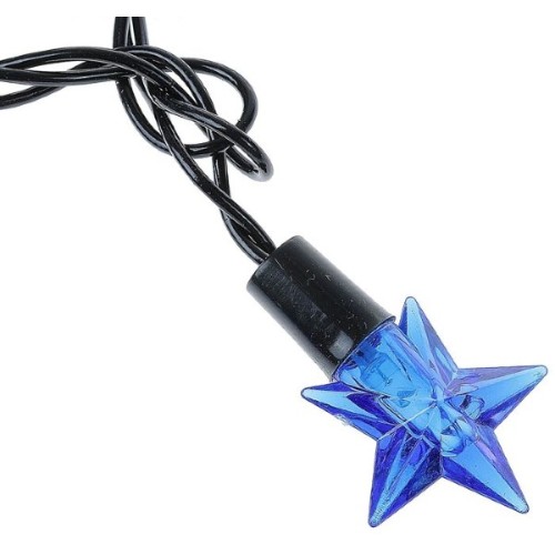 Новогодняя гирлянда Luazon Метраж Звезда средняя Led-40 (5 м, синий) 1080100