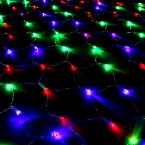 Новогодняя гирлянда Luazon Сетка Led-144 (1,2x1,1 м, разноцветный) 1080492