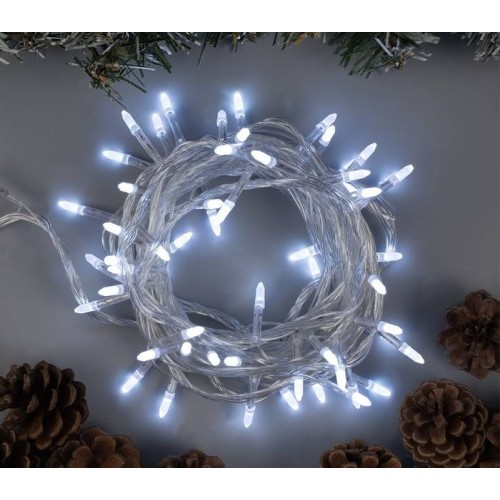 Новогодняя гирлянда Luazon Метраж Игла Led-100 (10 м, белый) 1080521