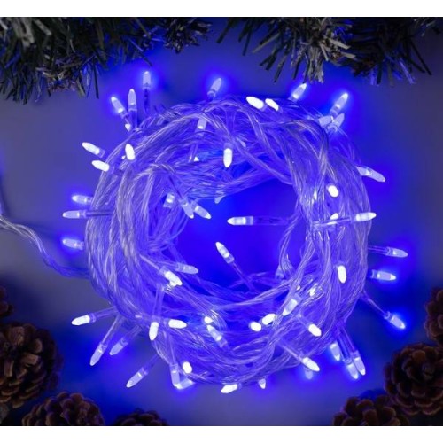Новогодняя гирлянда Luazon Метраж Игла Led-100 (10 м, синий) 1080522