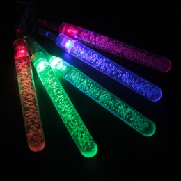 Новогодняя гирлянда Luazon Метраж Сосульки с пузырьками Led-20 (5 м, мульти) 185515