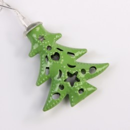 Новогодняя гирлянда Luazon Елочки (4 см, 5 м, мульти) 2388638