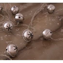 Новогодняя гирлянда Luazon Погремушка (6 см, 5 м, белая) 2388702