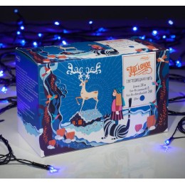 Новогодняя гирлянда Luazon Нить (20 м, синий) 3556814