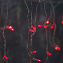 Новогодняя гирлянда Luazon Бахрома (1,8x0,5 м, красный) 3556835