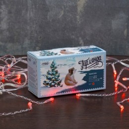 Новогодняя гирлянда Luazon Бахрома (1,8x0,5 м, красный) 3556835