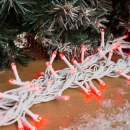 Новогодняя гирлянда Luazon Нить 100 LED (10 м, красный) 3584141