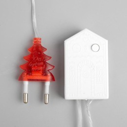 Новогодняя гирлянда Luazon Нить Шарики Красные (20 м, красный) 3590704