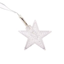 Новогодняя гирлянда Luazon Метраж Звезда в крапинку Led-20 (5 м, мульти) 541536