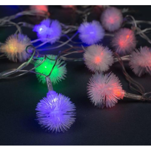 Новогодняя гирлянда Luazon Метраж Ежики Led-20 (5 м, мульти) 541541
