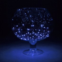 Новогодняя гирлянда Luazon Метраж Led-50 нить темная (5,2 м, синий) 671020
