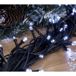 Новогодняя гирлянда Luazon Метраж Led-100 контроллер (10 м, белый) 705560