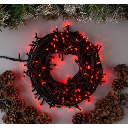 Новогодняя гирлянда Luazon Метраж Led-200 контроллер (20 м, красный) 705565