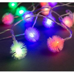 Новогодняя гирлянда Luazon Метраж Ежики Led-20 (3 м, мульти) 806827