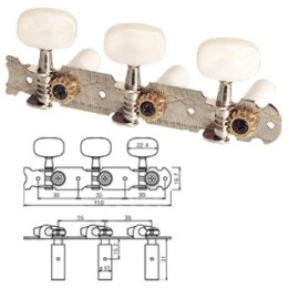 Колки для классической гитары Guitarparts JC-78