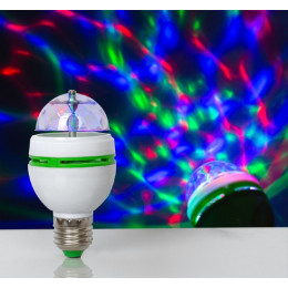 Световой прибор Luazon Хрустальный шар белый 5,5 см