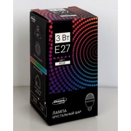 Диско-шар/лампа Luazon Хрустальный шар белый 5,5 см 176676