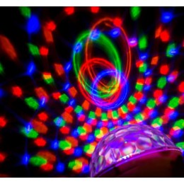 Диско-шар/лампа Luazon Хрустальный шар белый 24 см 4445775