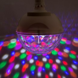 Диско-шар/лампа Luazon Хрустальный шар белый 24 см 4445775