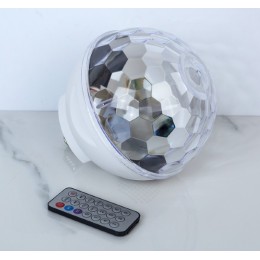 Диско-шар/лампа Luazon Хрустальный шар белый 24 см 4445775