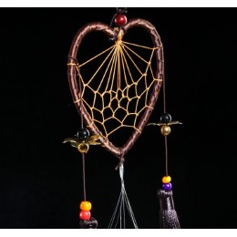 Музыка ветра Сердце с кисточками 45 см