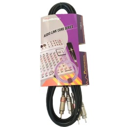 Кабель Soundking BB404-3M, 2хRCA - 2хRCA, 3 м