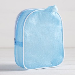 Сумка для перкуссии Цветы ПВХ 17 x 7 x 22 см голубая