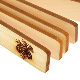 Трещотка Звенящий кедр 11 пластин 15 × 15 × 2,5 см