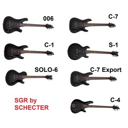 Электрогитара SGR by Schecter C-1 FR BLK