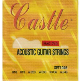 Струны для акустической гитары Castle HAG-710 Bronze 10-46