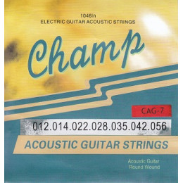 Струны для акустики Champ CAG-7 Bronze 7-String 12-56