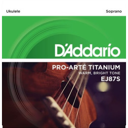 Струны для укулеле сопрано D'Addario EJ87S Pro-Arte Titanium