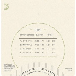 Струны для укулеле сопрано D'Addario EJ87S Pro-Arte Titanium