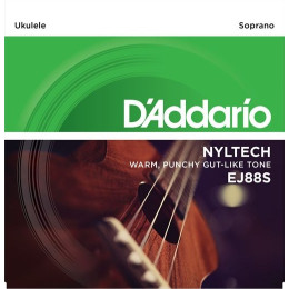 Струны для укулеле сопрано D'Addario EJ88S Nyltech Ukulele Soprano