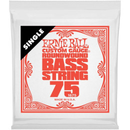 Струна №2 для бас-гитары Ernie Ball 1675 String .075