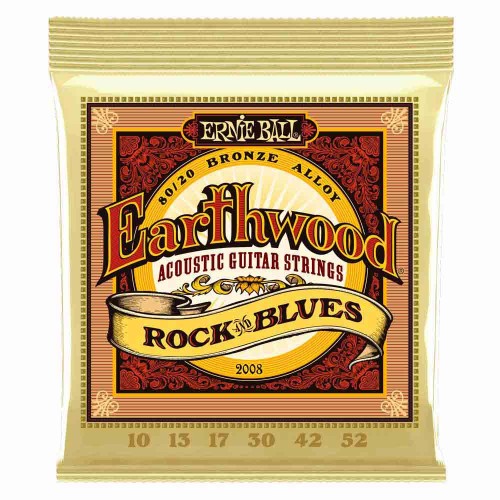 Струны для акустической гитары Ernie Ball 2008 Earthwood 80/20 Bronze 10-52