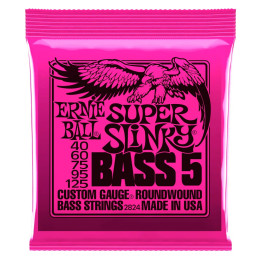 Струны для бас-гитары Ernie Ball 2824 Super 5-String 40-125