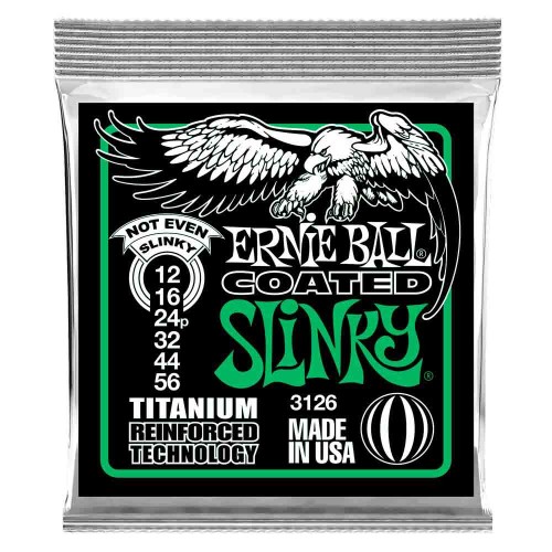 Струны для электрогитары Ernie Ball 3126 Titanium 12-56