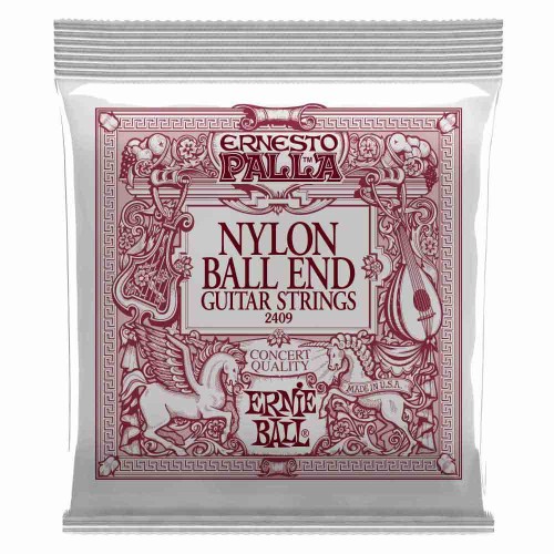 Струны для классической гитары Ernie Ball 2409 Ernesto Palla Classical Black Nylon & Gold Ball End