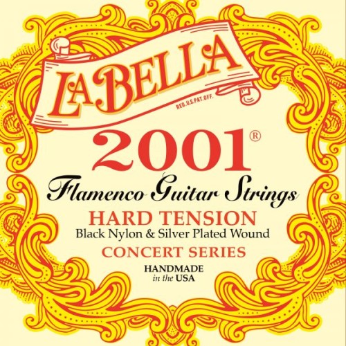 Струны для классической гитары La Bella 2001 Flamenco Hard Tension
