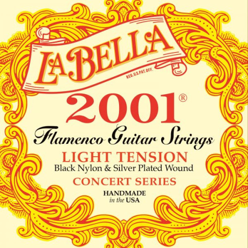 Струны для классической гитары La Bella 2001 Flamenco Light Tension