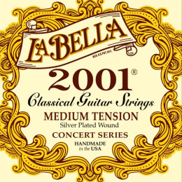 Струны для классической гитары La Bella 2001 Classical Medium Tension