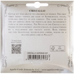 Струны для классической гитары Aquila Cristallo 138C