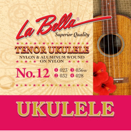 Струны для укулеле тенор La Bella Tenor Ukulele No.12