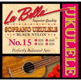 Струны для укулеле сопрано La Bella Soprano Ukulele No.15