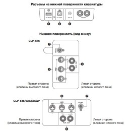 Цифровое пианино Yamaha CLP-535WH